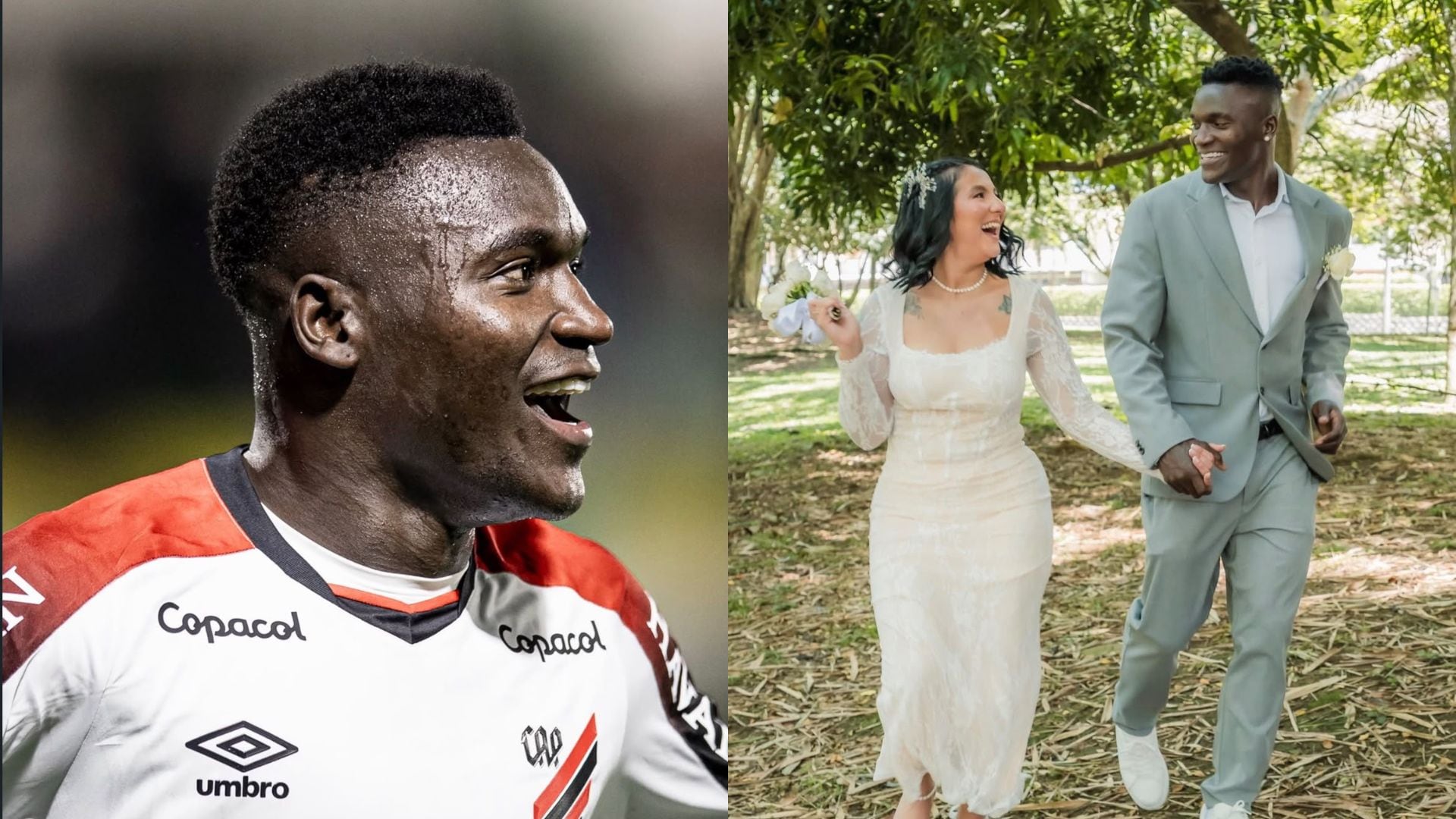 Kevin Viveros explicó cómo pasó de pensar en el retiro del fútbol profesional a ser goleador en Brasil - crédito @kevinviveros9/Instagram