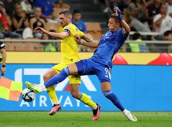 Italia derrotó 2-1 a Ucrania