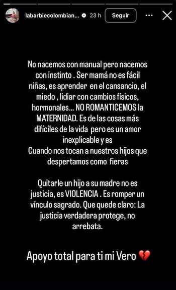 Tatiana Murillo envió un mensaje