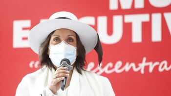 Dina Boluarte begins her speech