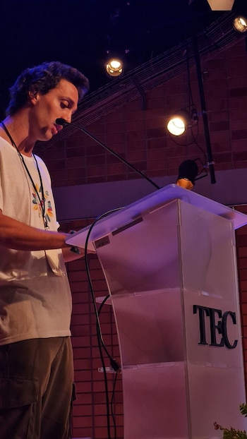 Máximo Mazzocco como disertante en