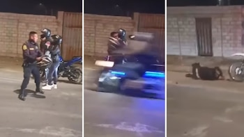 Policía intentó detener con un