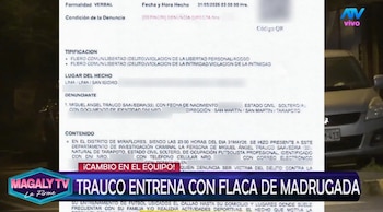 Tras el ampay de Miguel Trauco, Magaly Medina lo acusa de mentir sobre lo ocurrido aquella madrugada. Captura: Magaly TV La Firme.