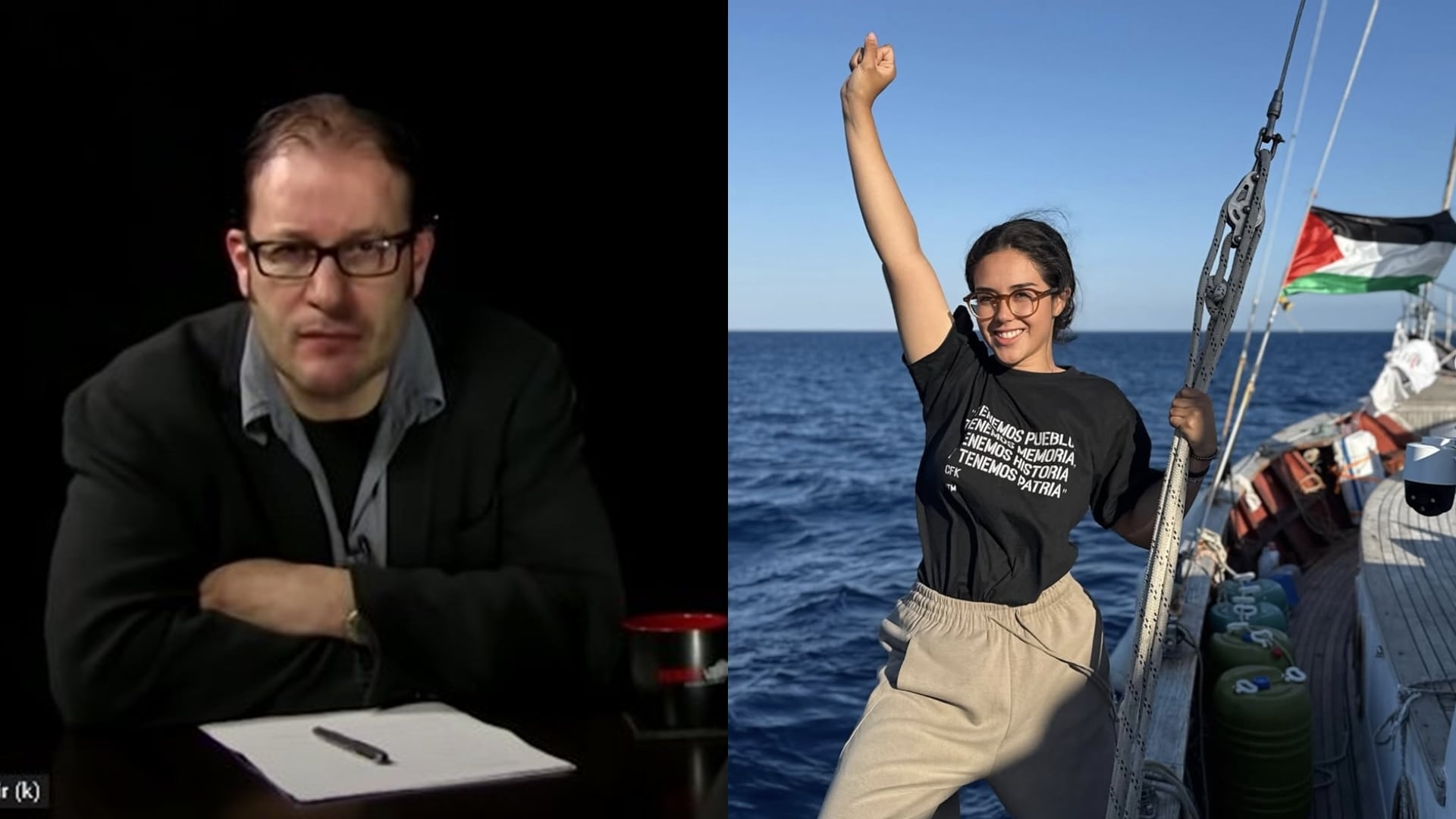 Ernesto Ledesma Arronte y Arlín Gabriela Medrano Guzmán, dos de los siete mexicanos que se encontraban en la flotilla.
Foto: RRSS