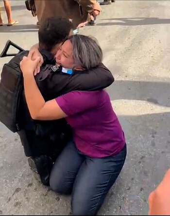 La mujer quedó en libertad