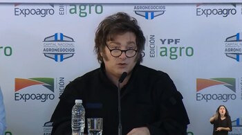 El presidente Javier Milei cerró