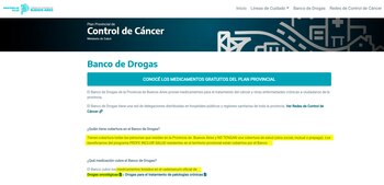 banco de drogas cáncer