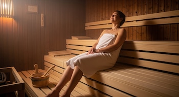 Uso frecuente de sauna reduce