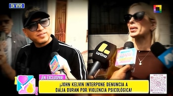 John Kelvin denuncia a Dalia Durán y asegura que le impiden ver a sus hijos. Captura: Amor y Fuego.