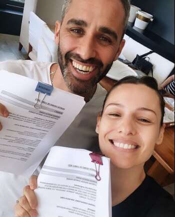 Pampita y El Pollo Álvarez