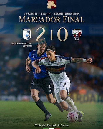 Atlante contra Querétaro Liga MX Apertura 2026 Jornada 11