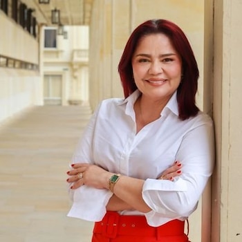 Karyme Cotes fue designada como notaria sexta interina de Medellín para reemplazar a Roberto Cháves Echeverry tras su retiro forzoso - crédito @coteskaryme/X