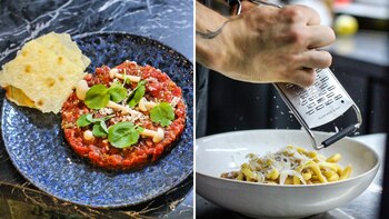 Platos del restaurante Bacaro, en