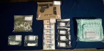 Objetos decomisados.
Foto: SSC Quintana Roo