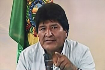 Evo Morales (Photo by HO