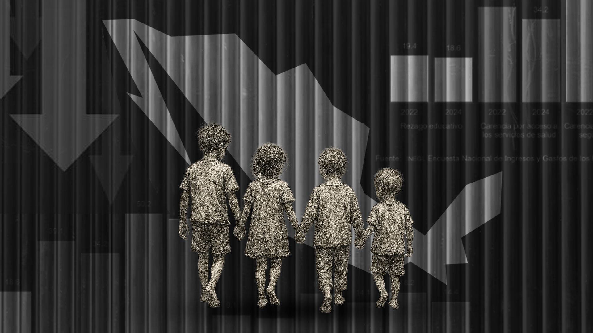 El INEGI indicó que 3 de cada 10 mexicanos no tiene acceso a alguno de sus derechos básicos. | Jovani Pérez