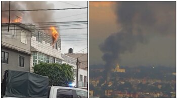 Un incendio en Gustavo A.