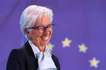 Christine Lagarde, presidenta del Banco