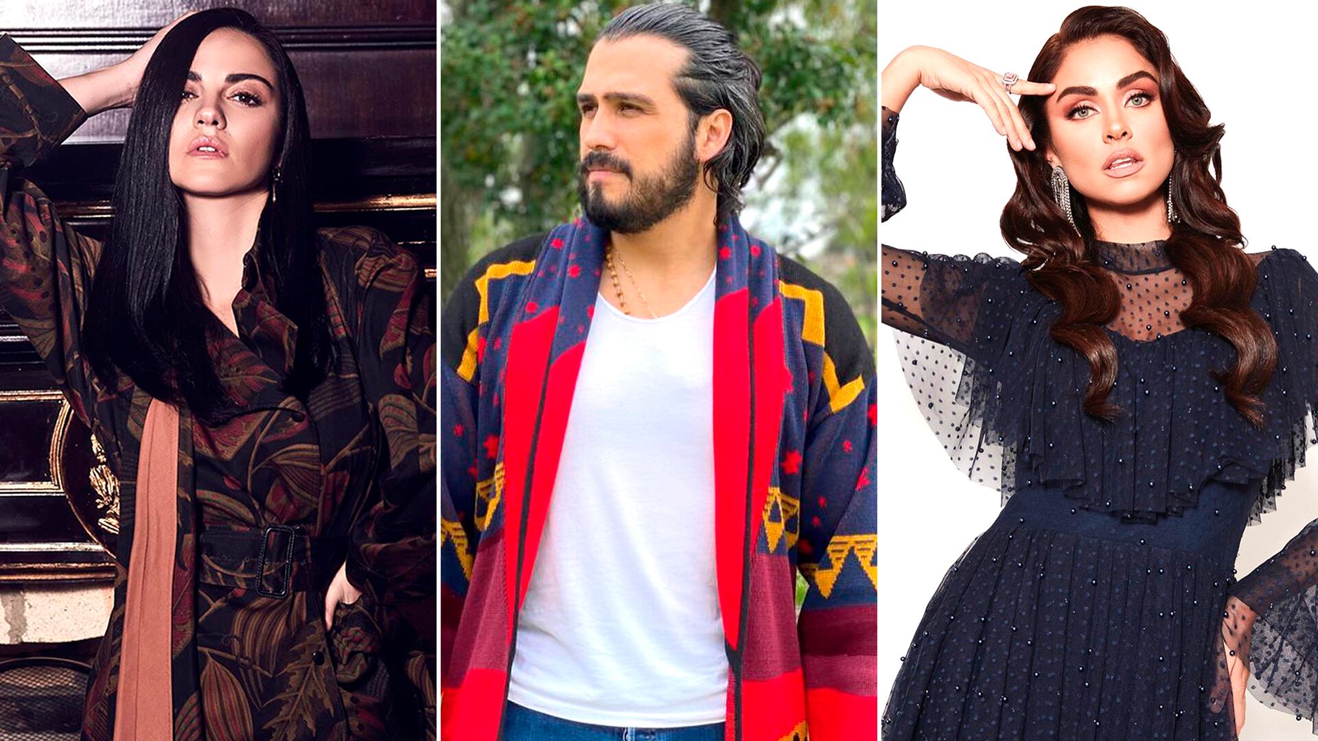 Andrés Tovar se casó con Maite Perroni en 2021, meses después de concretar su divorcio de Claudia Martin. (Fotos: Instagram @maiteperroni / @atovarp / @claudia3martin)