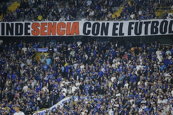 Leonardo Castro sostuvo que el estado de la superficie afectó el espectáculo para los hinchas que asistieron al estadio - crédito Colprensa/Cristian Bayona