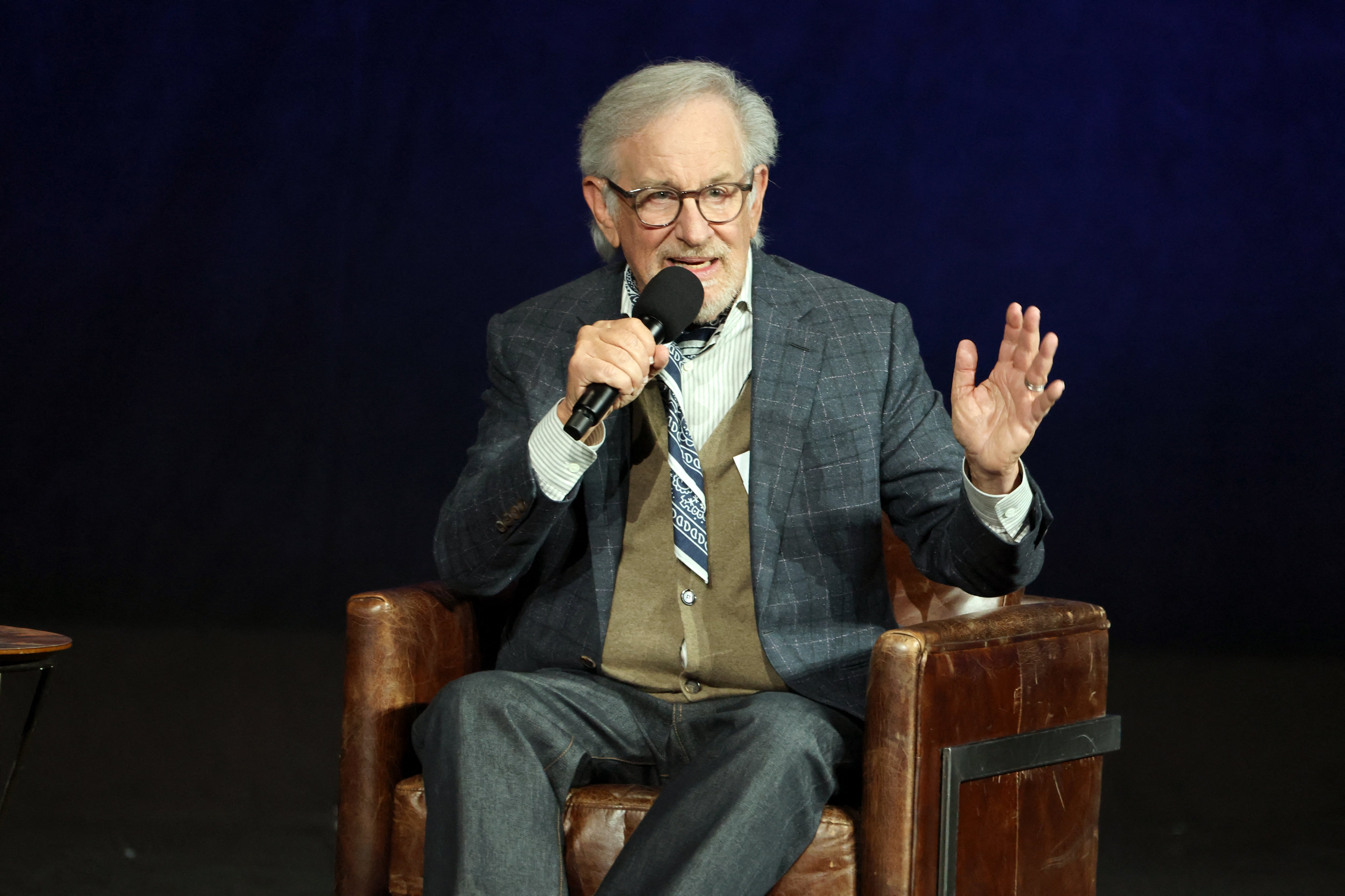 Steven Spielberg afirmó en el festival SXSW que no ha utilizado inteligencia artificial en sus películas (Ethan Miller/Getty Images/AFP).