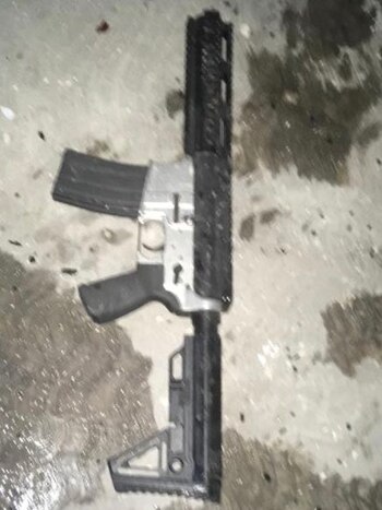 Una de las armas utilizadas