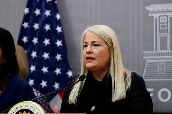 La gobernadora de Puerto Rico,