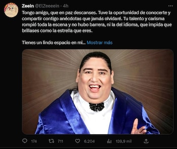 Mensajes de despedida a Tongo.