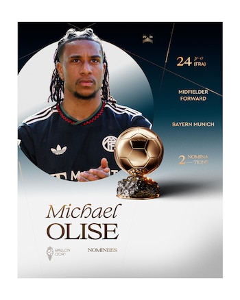Los nominados al Balón de Oro 2026