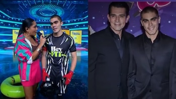 Katia Palma se sorprende en vivo al descubrir que Santiago es hijo del mexicano Jorge Salinas y le pide un saludo en pleno programa