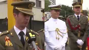 El capitán Pedro Huarte y su equipo indicaron que estarían gustosos de regresar tras conocer al pueblo peruano. Latina Noticias
