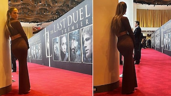 La foto que compartió JLo