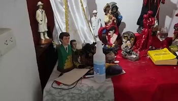 Las autoridades señalaron que el detenido utilizaba el esoterismo y la brujería como fachada para ocultar su actividad delictiva. (Policía Tolima)