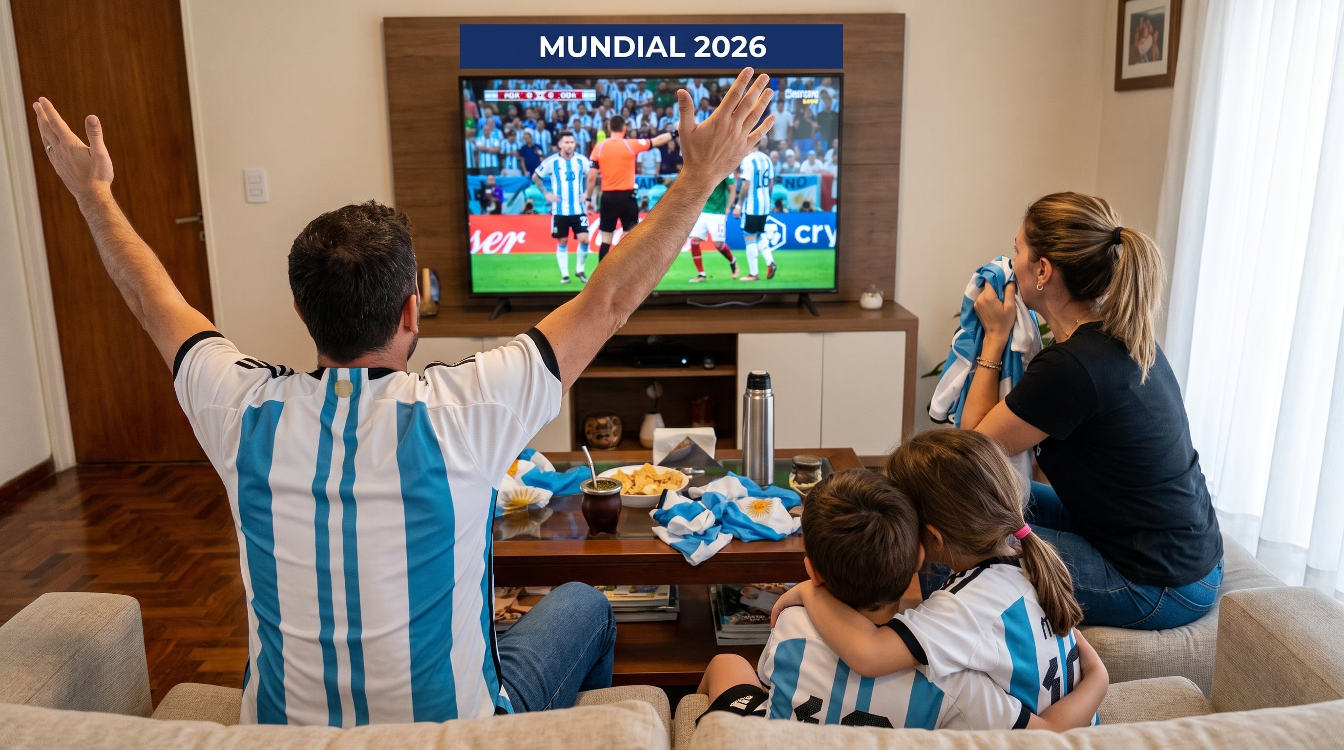 Millones de personas siguiendo el mismo evento en simultáneo modifican de manera significativa la curva de demanda del Sistema Argentino de Interconexión (Imagen Ilustrativa Infobae)