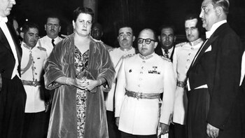 El presidente Pérez Jiménez y