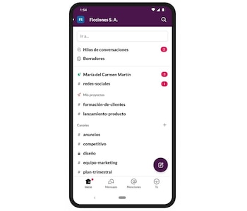 El límite del historial de mensajes en el plan gratuito es una de las principales restricciones para equipos que necesitan acceso a conversaciones antiguas. (Europa Press)