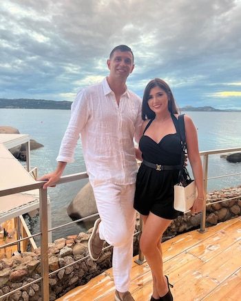 vacaciones de Dibu Martínez y su familia