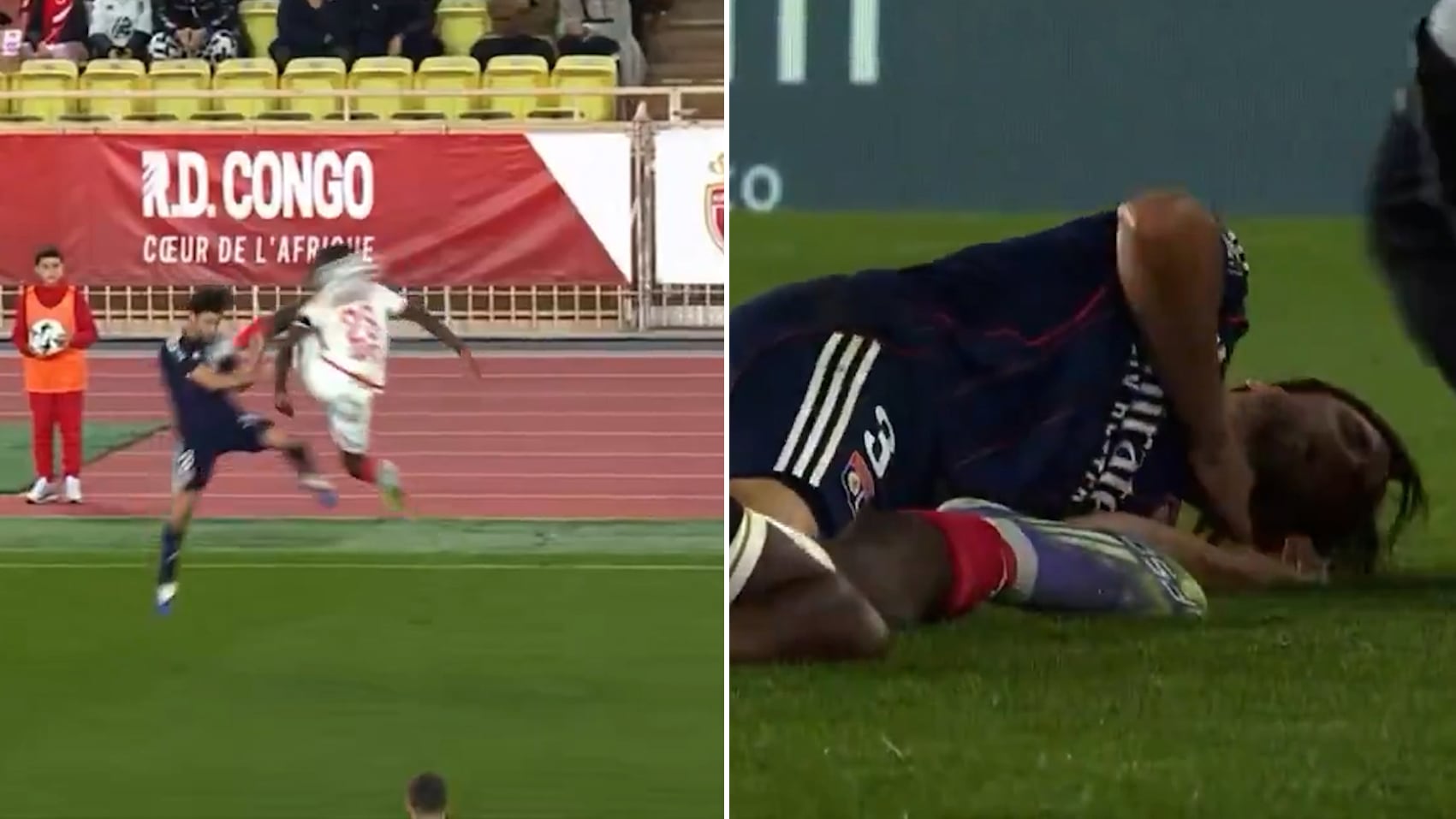 La secuencia de la patada