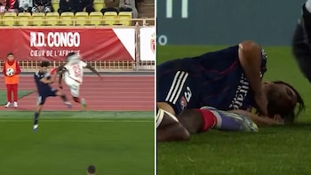 La brutal patada que recibió