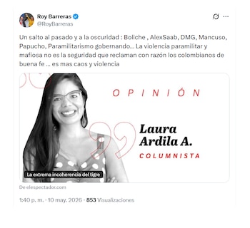 Roy Barreras y sus señalamientos a Abelardo de la Espriella