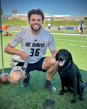 Cori y Angelo conviviendo en