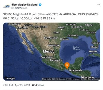 sismo Chiapas