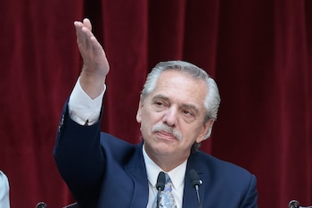 El presidente de la Nación, Alberto Fernández. EFE/Juan Ignacio Roncoroni