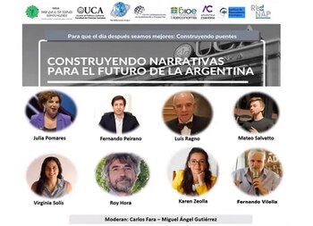 Los expositores del encuentro virtual