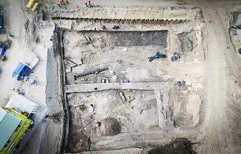 Termas romanas de casi 5.000 metros cuadrados en el distrito de Waalfront, en Nimega