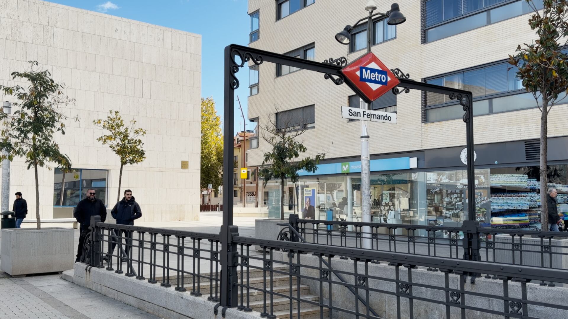 Estación de metro de San Fernando de Henares. (Lydia Hernández Téllez/Infobae España)