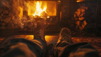 (El uso de chimeneas debe