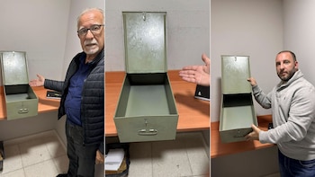 Los Andes mostró una caja fuerte sin dinero tras el pase de Leandro Brey a Boca