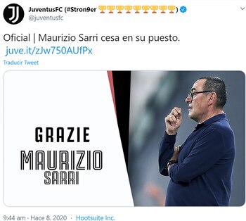 maurizio sarria despedido de juventus