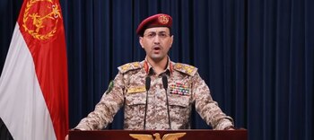 El portavoz militar hutí, Yahya